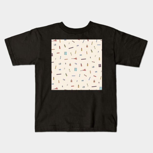 Back to school Kids T-Shirt by melomania